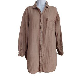 CP Shades Taupe Button Down Shirt